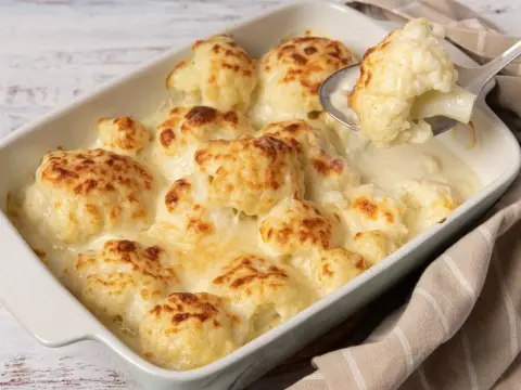 Coliflor gratinada con bechamel - La receta perfecta