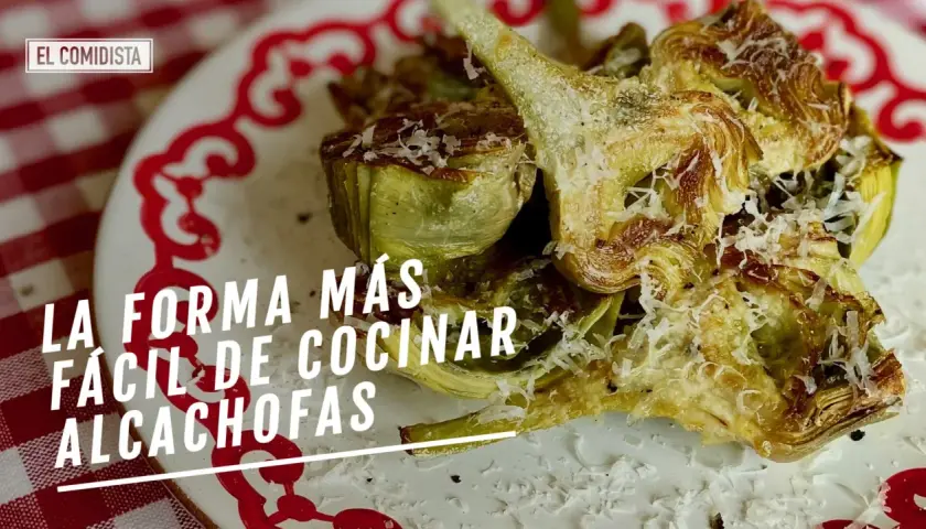 Alcachofas asadas con queso rallado, una de las mejores alcachofas recetas para disfrutar.
