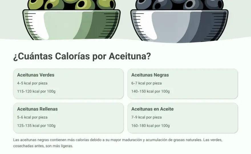 Calorías aceitunas - ¿Engordan o son un snack saludable?