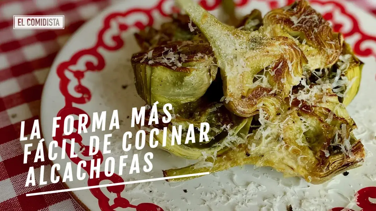 Alcachofas asadas con queso rallado, una de las mejores alcachofas recetas para disfrutar.