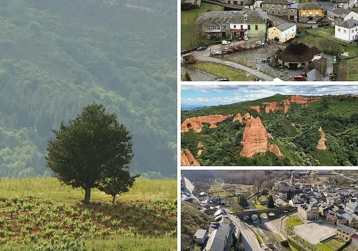 Vi&ntilde;edos y paisajes del Bierzo, con pueblos y formaciones rocosas &uacute;nicas. El vino del Bierzo es un tesoro.